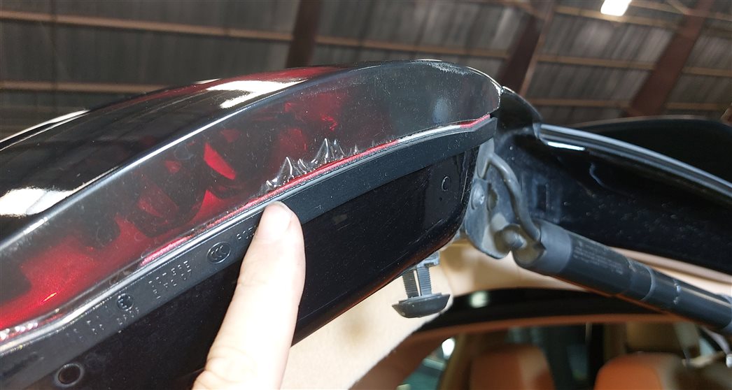 Thumbnail 6: 11-14 PORSCHE CAYENNE (958) REAR LEFT DRIVER TAILLIGHT BRAKE LIGHT LAMP (SMOKED)