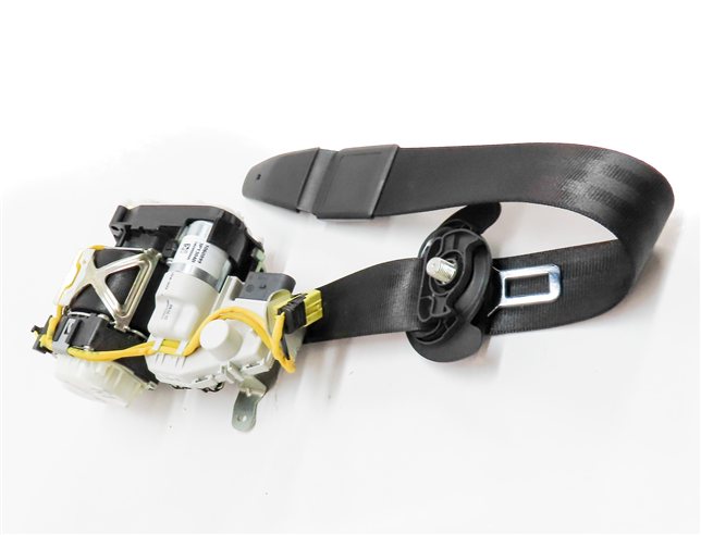 Thumbnail 3: 2012-2017 AUDI A6 S6 (C7) RIGHT FRONT PASSENGER SEATBELT RETRACTOR (Black)