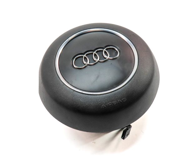 12-18 AUDI A6 A7 S6 S7 (C7 4G8) 3-SPOKE STEERING WHEEL AIRBAG AIR BAG (BLACK)