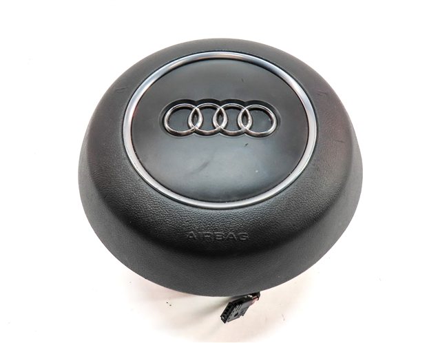 Thumbnail 2: 12-18 AUDI A6 A7 S6 S7 (C7 4G8) 3-SPOKE STEERING WHEEL AIRBAG AIR BAG (BLACK)