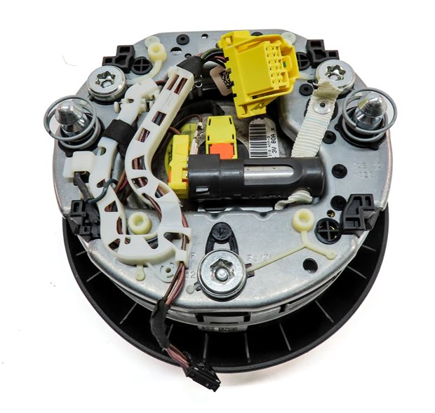 Thumbnail 5: 12-18 AUDI A6 A7 S6 S7 (C7 4G8) 3-SPOKE STEERING WHEEL AIRBAG AIR BAG (BLACK)