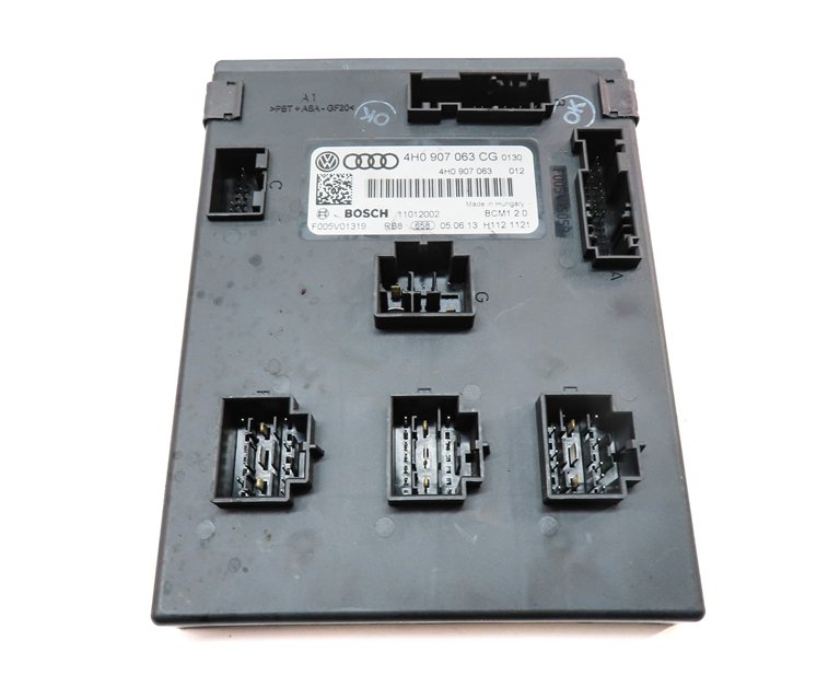 Thumbnail 5: 14 AUDI A6 (C7 4G) 2.0L (CAED) SPEEDOMETER ECM BCM IMMOBILIZER MODULE KEY SET/8