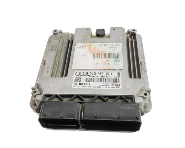 Thumbnail 7: 14 AUDI A6 (C7 4G) 2.0L (CAED) SPEEDOMETER ECM BCM IMMOBILIZER MODULE KEY SET/8