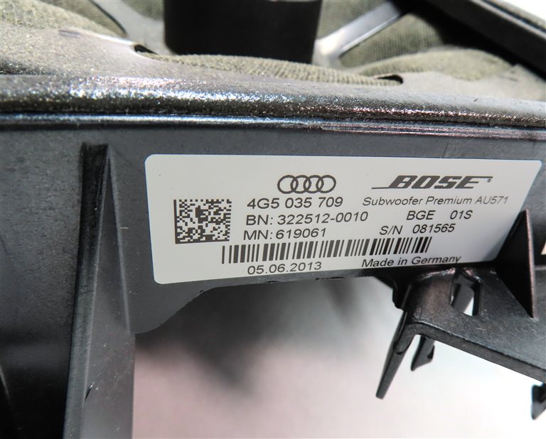 Thumbnail 5: 2014 AUDI A6 (C7 4G) RADIO STEREO AUDIO SOUND SYSTEM SUBWOOFER DOOR SPEAKER SET