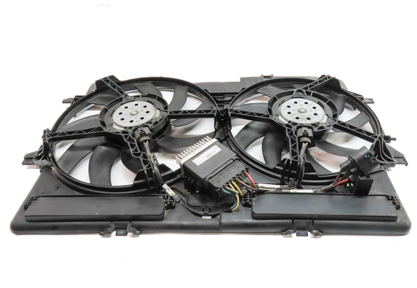 Thumbnail 8: 2012-2016 AUDI A6 (C7) 2.0L CAEB TURBO ENGINE RADIATOR COOLING FAN MOTOR