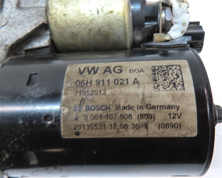 Thumbnail 7: 2014-2017 AUDI A4 A5 A6 (B8 8K 8T C7) 2.0L STARTER MOTOR (REGENERATIVE BRAKING)