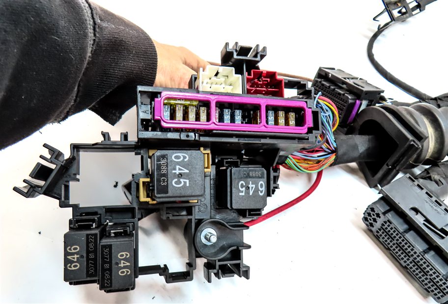 Thumbnail 10: 2014 AUDI A6 (C7 4G) 2.0L (CAED) ENGINE MOTOR WIRE WIRING HARNESS LOOM