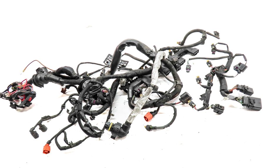 Thumbnail 2: 2014 AUDI A6 (C7 4G) 2.0L (CAED) ENGINE MOTOR WIRE WIRING HARNESS LOOM