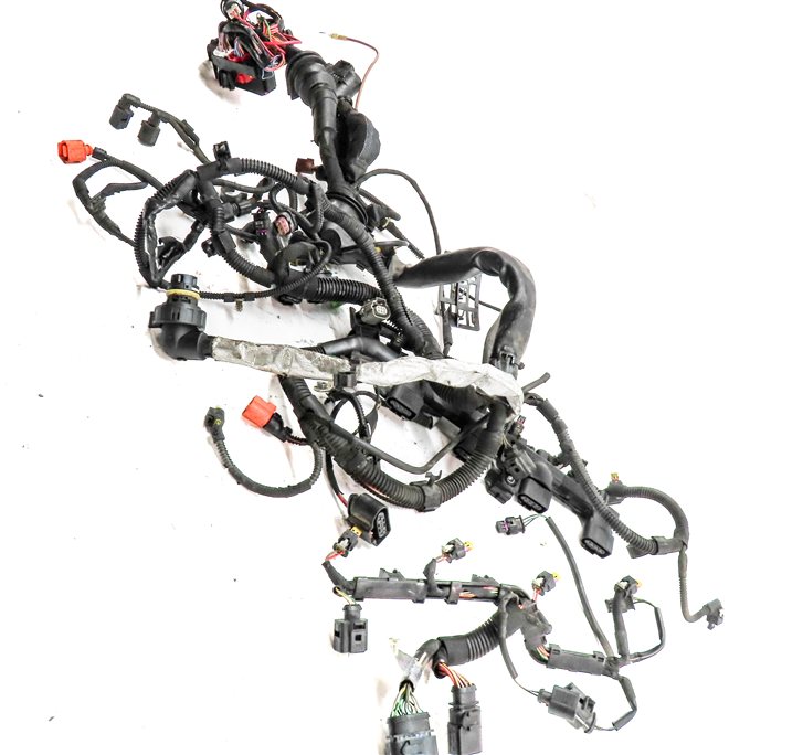 Thumbnail 3: 2014 AUDI A6 (C7 4G) 2.0L (CAED) ENGINE MOTOR WIRE WIRING HARNESS LOOM