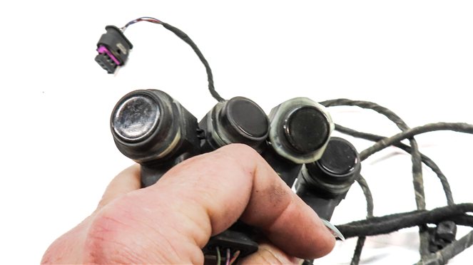 Thumbnail 6: 2014 AUDI A6 (C7 4G) REAR PARK ASSIST PDC DISTANCE CONTROL SENSOR SET/4 (Black)