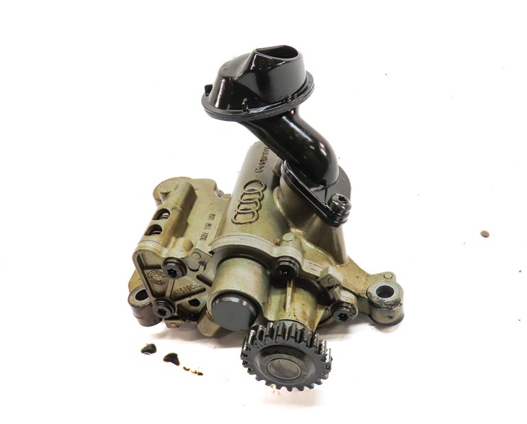 Thumbnail 2: 2014 AUDI A6 (C7 4G) 2.0L (CAED) ENGINE MOTOR OIL FLUID PUMP w/ PICK UP TUBE