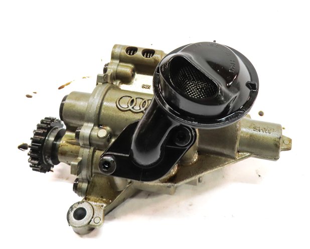 Thumbnail 3: 2014 AUDI A6 (C7 4G) 2.0L (CAED) ENGINE MOTOR OIL FLUID PUMP w/ PICK UP TUBE