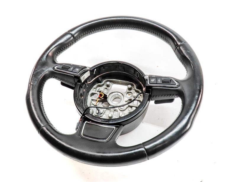 2012-2018 AUDI A6 A7 S6 S7 C7 4G8 3-SPOKE HEATED TIPTRONIC STEERING WHEEL(Black)