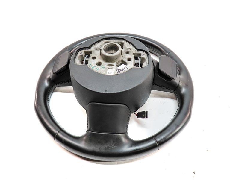 Thumbnail 3: 2012-2018 AUDI A6 A7 S6 S7 C7 4G8 3-SPOKE HEATED TIPTRONIC STEERING WHEEL(Black)