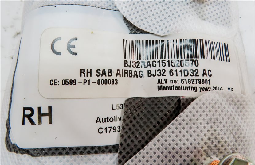 Thumbnail 4: 2012-2019 DISCOVERY SPORT EVOQUE (L538 L550) RIGHT FRONT PASSENGER SEAT AIRBAG