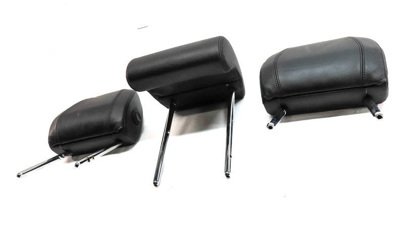 Thumbnail 2: 15-19 ROVER DISCOVERY SPORT (L550) REAR LEFT RIGHT CENTER HEADREST SET 3 (Black)