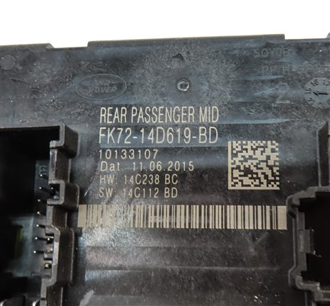 Thumbnail 5: 2016 LAND ROVER DISCOVERY SPORT (L550) REAR RIGHT DOOR CONTROL MODULE