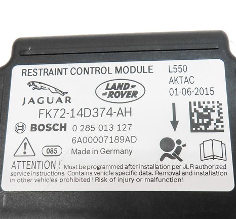 Thumbnail 5: 2015-2019 LAND ROVER DISCOVERY SPORT (L538) SRS BAG CONTROL MODULE