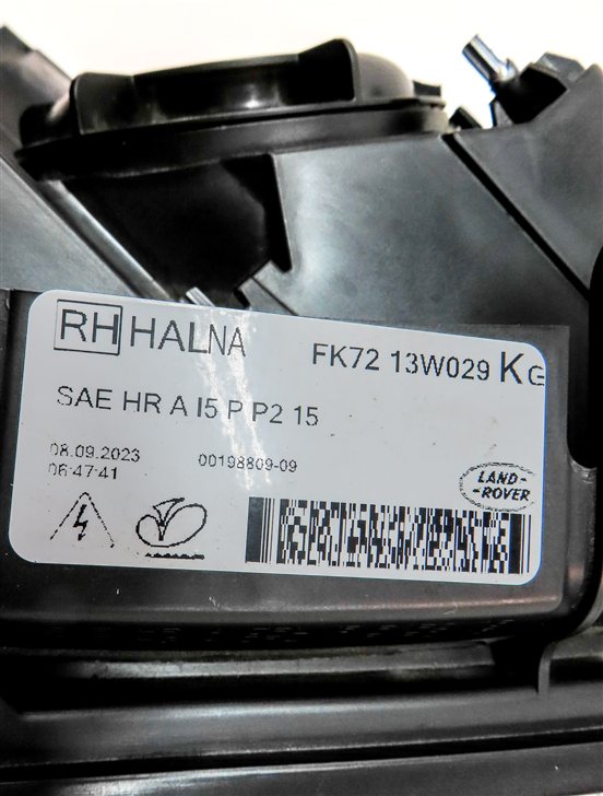 Thumbnail 8: 15-19 LAND ROVER DISCOVERY SPORT (L550) RIGHT HALOGEN HEADLIGHT HEAD LIGHT LAMP