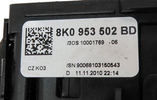 Thumbnail 6: 2009-2012 AUDI A4 S4 (B8 8K) STEERING COLUMN COMBINATION SWITCH & CLOCKSPRING