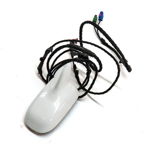 09-12 AUDI A4 S4 (B8 8K) AM/FM RADIO STEREO PHONE ROOF SHARK FIN ANTENNA (White)
