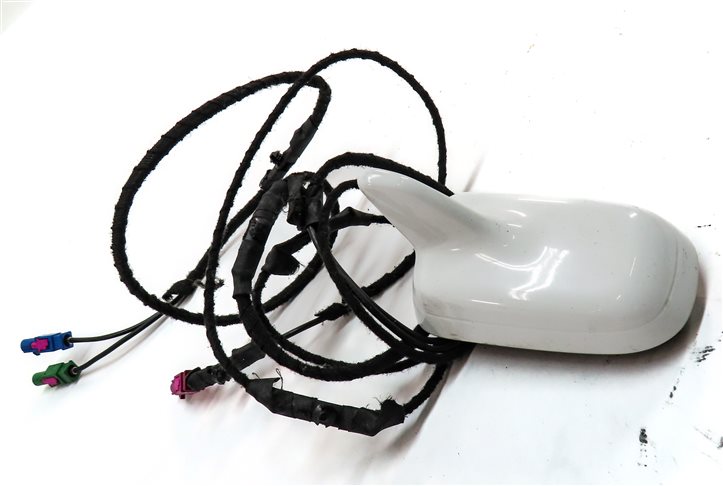 Thumbnail 3: 09-12 AUDI A4 S4 (B8 8K) AM/FM RADIO STEREO PHONE ROOF SHARK FIN ANTENNA (White)