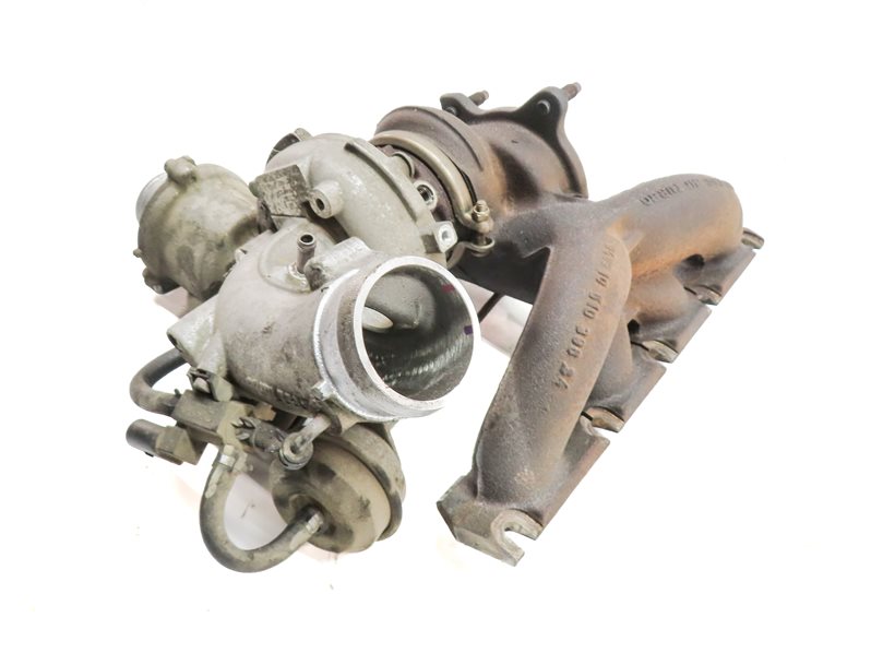 Thumbnail 2: 2009-2012 AUDI A4 A5 Q5 (B8 8K 8T 8R) 2.0T TURBO ENGINE TURBOCHARGER w/ MANIFOLD