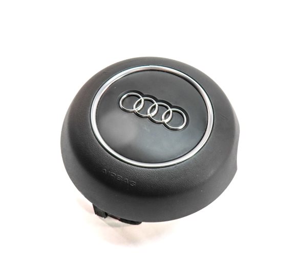 Thumbnail 1: 12-18 AUDI A6 A7 S6 S7 (C7 4G8) 3-SPOKE STEERING WHEEL AIRBAG AIR BAG (BLACK)