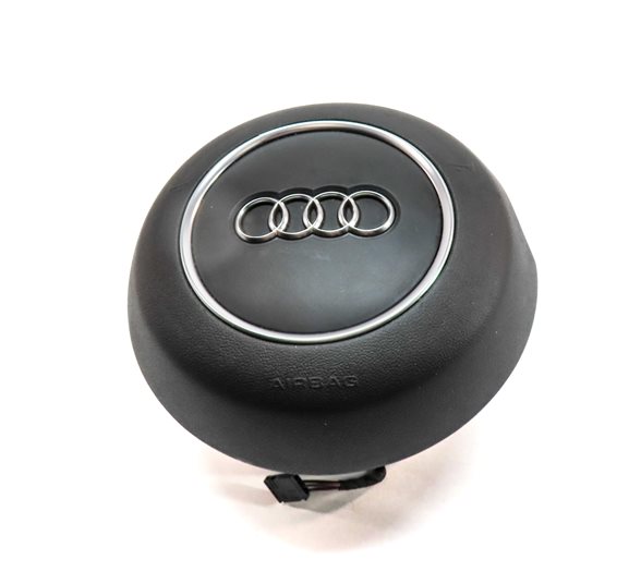 Thumbnail 2: 12-18 AUDI A6 A7 S6 S7 (C7 4G8) 3-SPOKE STEERING WHEEL AIRBAG AIR BAG (BLACK)