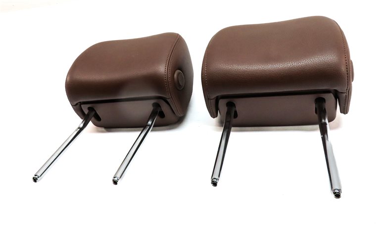 Thumbnail 2: 12-18 AUDI A6 A7 S6 S7 RS7 (C7 4G8) FRONT LEFT & RIGHT SEAT HEADREST SET (Brown)