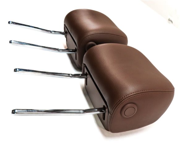 Thumbnail 3: 12-18 AUDI A6 A7 S6 S7 RS7 (C7 4G8) FRONT LEFT & RIGHT SEAT HEADREST SET (Brown)