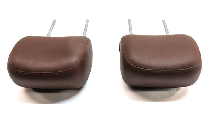Thumbnail 5: 12-18 AUDI A6 A7 S6 S7 RS7 (C7 4G8) FRONT LEFT & RIGHT SEAT HEADREST SET (Brown)
