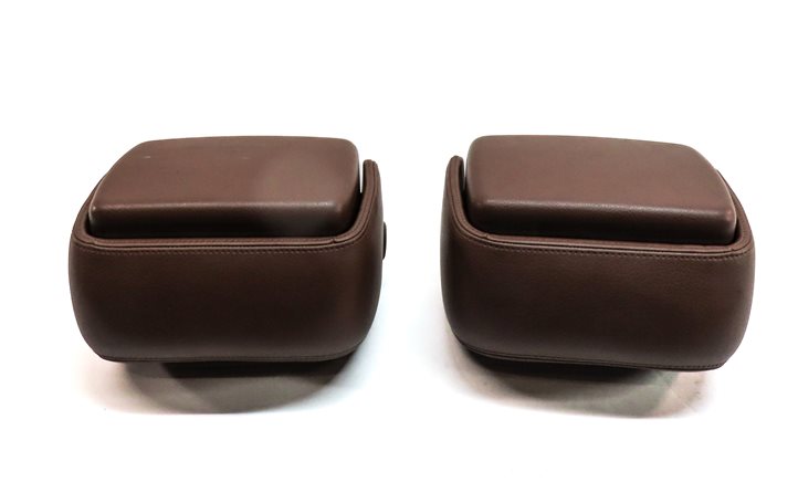 Thumbnail 7: 12-18 AUDI A6 A7 S6 S7 RS7 (C7 4G8) FRONT LEFT & RIGHT SEAT HEADREST SET (Brown)