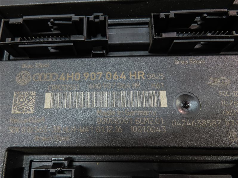 Thumbnail 19: 17-18 AUDI A6 C7 4G 3.0L TFSI ENGINE ECM IGNITION KEY IMMOBILIZER MODULE SET/8