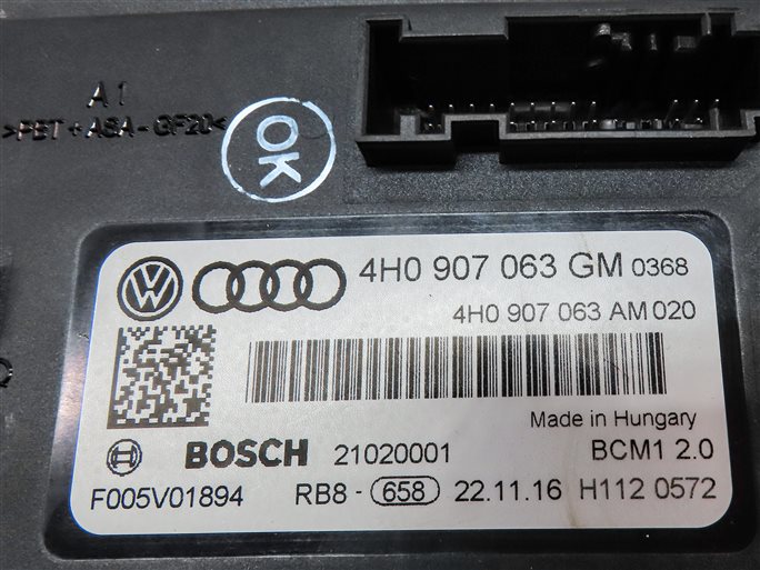 Thumbnail 20: 17-18 AUDI A6 C7 4G 3.0L TFSI ENGINE ECM IGNITION KEY IMMOBILIZER MODULE SET/8