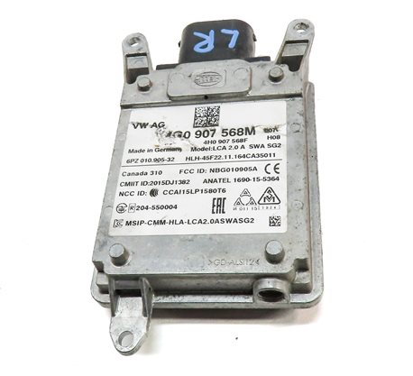 Thumbnail 2: 16-18 AUDI A6 A7 S6 S7 RS7 C7 4G8 REAR LEFT BLIND SPOT ASSIST RADAR SENSOR SLAVE