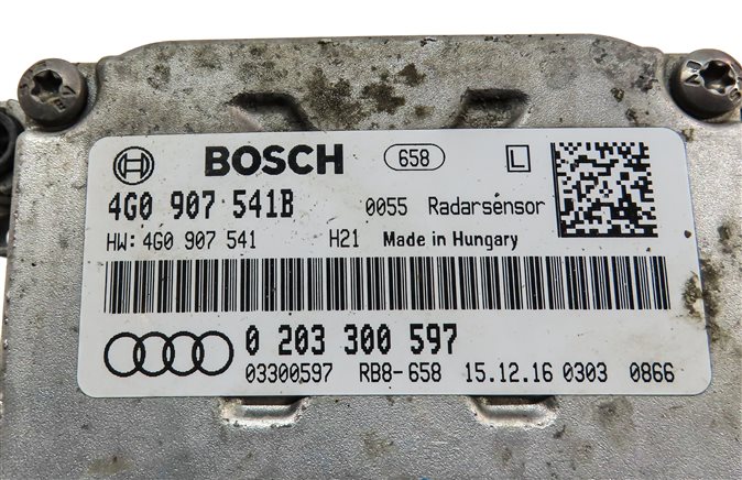 Thumbnail 7: 16-18 AUDI A6 A7 S6 S7 RS7 C7 C8 FRONT RIGHT ADAPTIVE CRUISE RADAR MODULE SLAVE