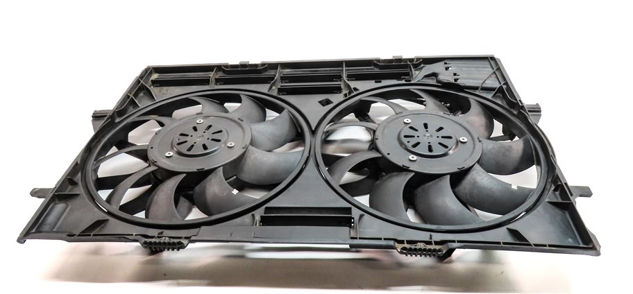 Thumbnail 5: 12-18 AUDI A6 A7 (C7) 3.0L SUPERCHARGED ENGINE RADIATOR COOLING FAN w/ SHROUD