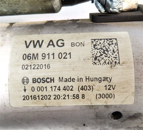 Thumbnail 7: 16-21 AUDI A6 A7 RS5 S5 Q5 C7 4G8 B8 8T B9 FY 80A ENGINE STARTER MOTOR