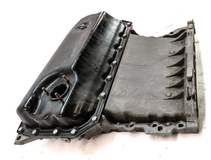 Thumbnail 4: 2017-2019 AUDI Q7 (4M) 3.0L SUPER (CREC) ENGINE UPPER & LOWER OIL FLUID PAN