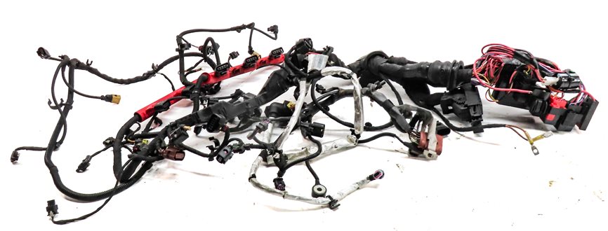 Thumbnail 1: 2017 AUDI A6 (C7 4G) 3.0L SUPER (CREC) ENGINE MOTOR WIRE WIRING HARNESS LOOM