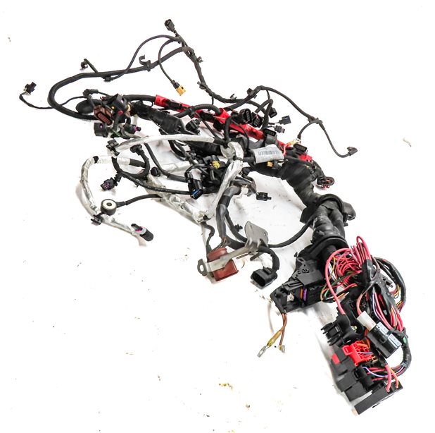 Thumbnail 2: 2017 AUDI A6 (C7 4G) 3.0L SUPER (CREC) ENGINE MOTOR WIRE WIRING HARNESS LOOM