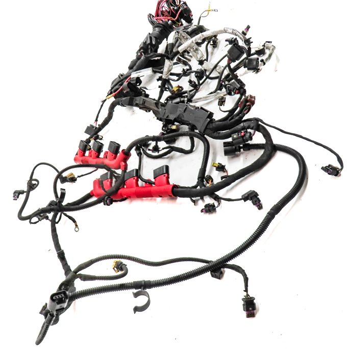 Thumbnail 3: 2017 AUDI A6 (C7 4G) 3.0L SUPER (CREC) ENGINE MOTOR WIRE WIRING HARNESS LOOM