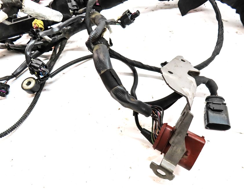 Thumbnail 9: 2017 AUDI A6 (C7 4G) 3.0L SUPER (CREC) ENGINE MOTOR WIRE WIRING HARNESS LOOM