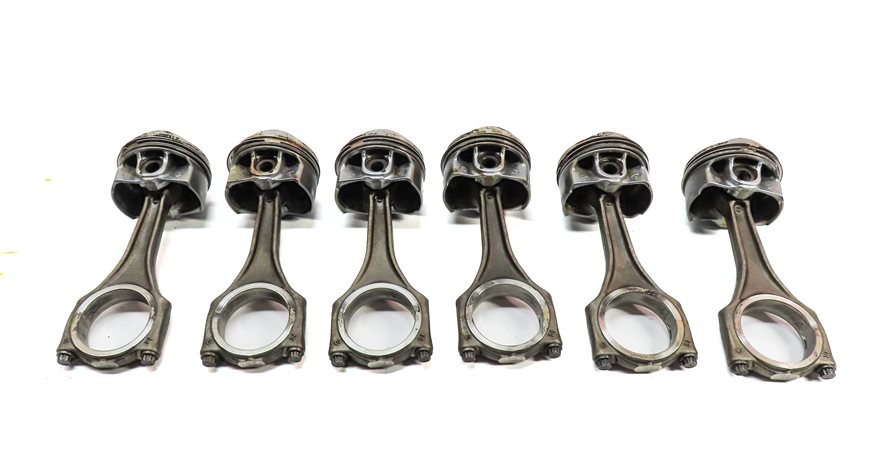 Thumbnail 6: 15-18 AUDI A3 A6 TT (8V C7 4G 8S) 2.0L TURBO ENGINE PISTON & CONNECTING ROD SET6