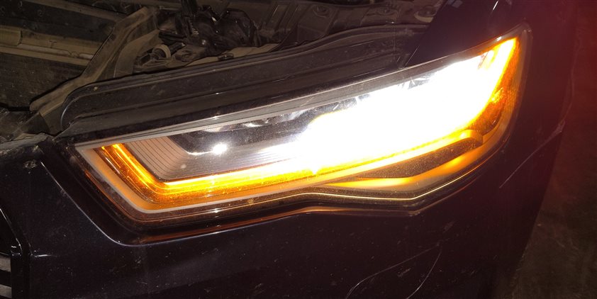 Thumbnail 2: 2016-2018 AUDI A6 S6 C7 4G8 FRONT LEFT DRIVER LED HEADLIGHT HEAD LIGHT LAMP