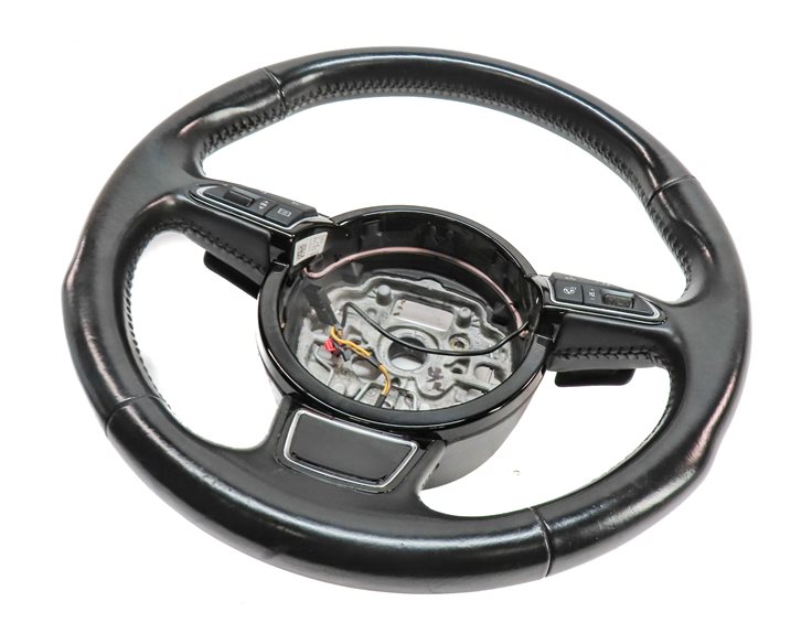 Thumbnail 1: 2012-2018 AUDI A6 A7 S6 S7 C7 4G8 3-SPOKE HEATED TIPTRONIC STEERING WHEEL