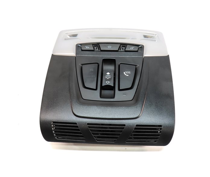 Thumbnail 4: 2018 BMW X5 (F15) FRONT INTERIOR OVERHEAD DOME MAP READING LIGHT LAMP (Black)