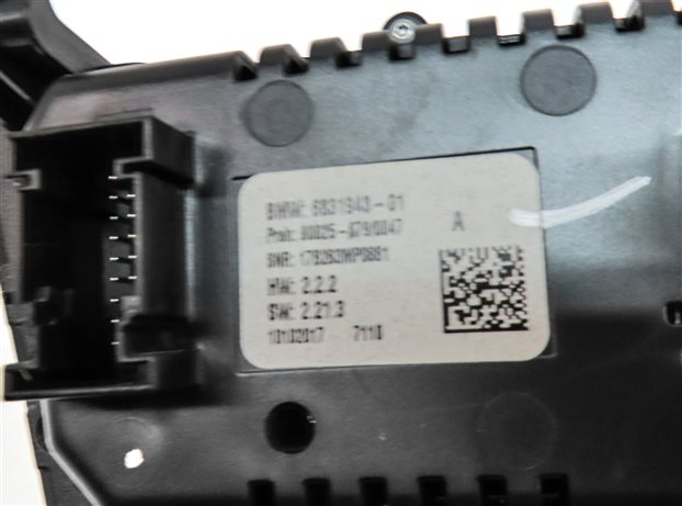 Thumbnail 8: 2014-2018 BMW X5 (F15 F85) FRONT HEATER A/C TEMPERATURE CLIMATE CONTROL PANEL