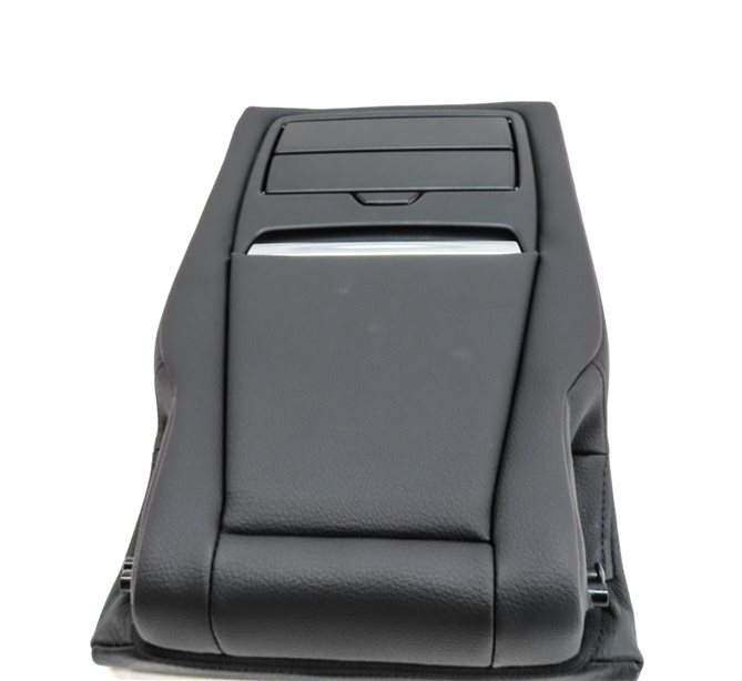 Thumbnail 5: 14-18 BMW X5 F15 REAR CENTER FOLDING SEAT BACK ARMREST DUAL CUPHOLDER (Black)